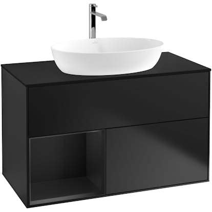 Tvättställsskåp Villeroy & Boch Finion med 2 Lådor Hylla och Bänkskiva för Fristående Tvättställ från Artis & Collaro