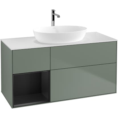 Tvättställsskåp Villeroy & Boch Finion med 3 Lådor Hylla och Bänkskiva för Fristående Tvättställ från Artis & Collaro