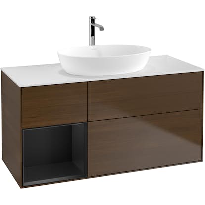 Tvättställsskåp Villeroy & Boch Finion med 3 Lådor Hylla och Bänkskiva för Fristående Tvättställ från Artis & Collaro