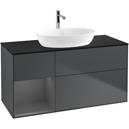 Tvättställsskåp Villeroy & Boch Finion med 3 Lådor Hylla och Bänkskiva för Fristående Tvättställ från Artis & Collaro