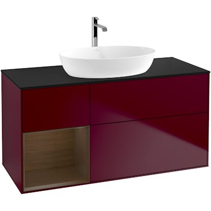 Tvättställsskåp Villeroy & Boch Finion med 3 Lådor Hylla och Bänkskiva för Fristående Tvättställ från Artis & Collaro