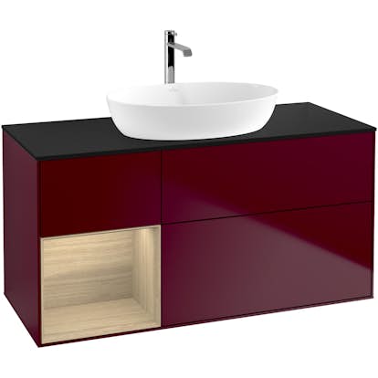 Tvättställsskåp Villeroy & Boch Finion med 3 Lådor Hylla och Bänkskiva för Fristående Tvättställ från Artis & Collaro