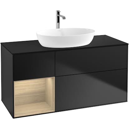 Tvättställsskåp Villeroy & Boch Finion med 3 Lådor Hylla och Bänkskiva för Fristående Tvättställ från Artis & Collaro