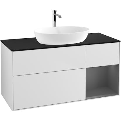 Tvättställsskåp Villeroy & Boch Finion med 3 Lådor Hylla och Bänkskiva för Fristående Tvättställ från Artis & Collaro