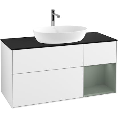 Tvättställsskåp Villeroy & Boch Finion med 3 Lådor Hylla och Bänkskiva för Fristående Tvättställ från Artis & Collaro