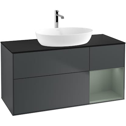 Tvättställsskåp Villeroy & Boch Finion med 3 Lådor Hylla och Bänkskiva för Fristående Tvättställ från Artis & Collaro