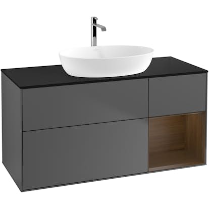 Tvättställsskåp Villeroy & Boch Finion med 3 Lådor Hylla och Bänkskiva för Fristående Tvättställ från Artis & Collaro