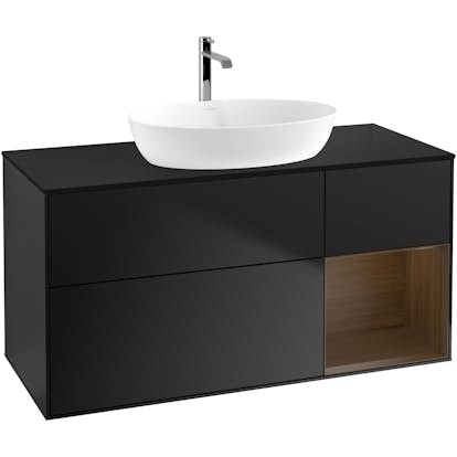 Tvättställsskåp Villeroy & Boch Finion med 3 Lådor Hylla och Bänkskiva för Fristående Tvättställ från Artis & Collaro