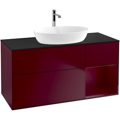 Tvättställsskåp Villeroy & Boch Finion med 3 Lådor Hylla och Bänkskiva för Fristående Tvättställ från Artis & Collaro