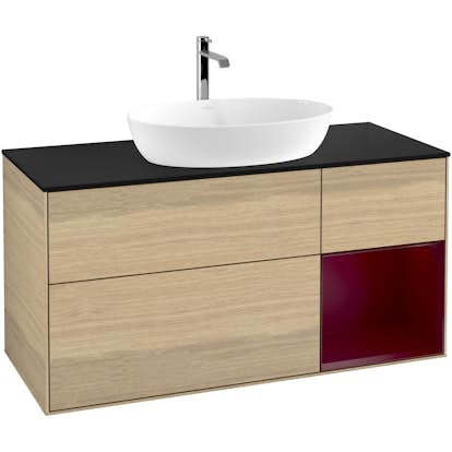 Tvättställsskåp Villeroy & Boch Finion med 3 Lådor Hylla och Bänkskiva för Fristående Tvättställ från Artis & Collaro