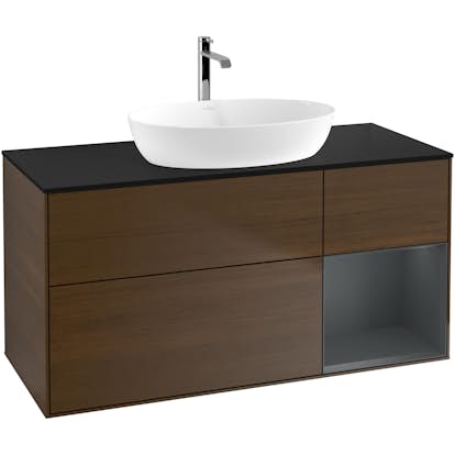 Tvättställsskåp Villeroy & Boch Finion med 3 Lådor Hylla och Bänkskiva för Fristående Tvättställ från Artis & Collaro