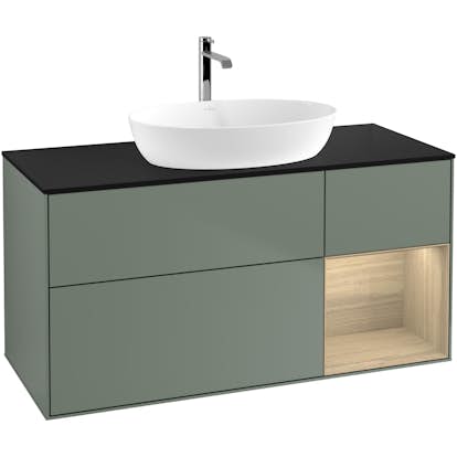 Tvättställsskåp Villeroy & Boch Finion med 3 Lådor Hylla och Bänkskiva för Fristående Tvättställ från Artis & Collaro