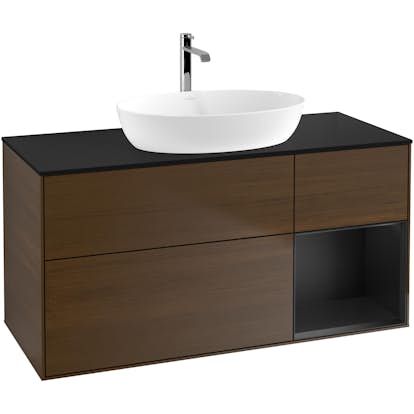 Tvättställsskåp Villeroy & Boch Finion med 3 Lådor Hylla och Bänkskiva för Fristående Tvättställ från Artis & Collaro