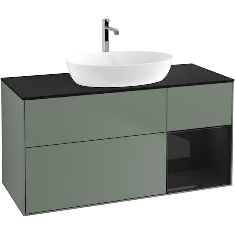 Tvättställsskåp Villeroy & Boch Finion med 3 Lådor Hylla och Bänkskiva för Fristående Tvättställ från Artis & Collaro