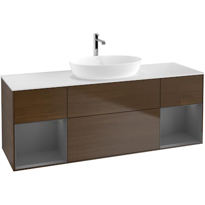 Tvättställsskåp Villeroy & Boch Finion med Två Hyllor och Bänkskiva för Fristående Tvättställ från Artis & Collaro