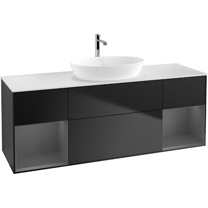 Tvättställsskåp Villeroy & Boch Finion med Två Hyllor och Bänkskiva för Fristående Tvättställ från Artis & Collaro