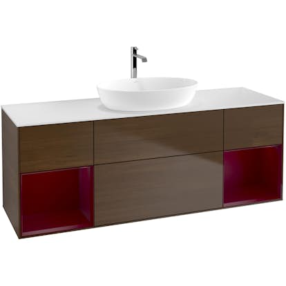 Tvättställsskåp Villeroy & Boch Finion med Två Hyllor och Bänkskiva för Fristående Tvättställ från Artis & Collaro