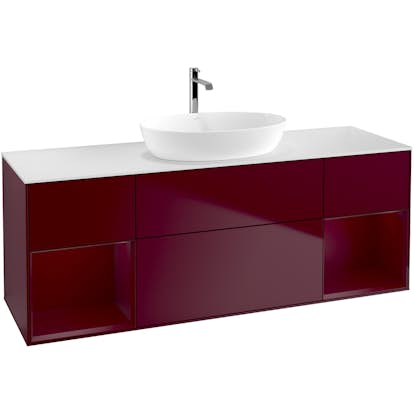 Tvättställsskåp Villeroy & Boch Finion med Två Hyllor och Bänkskiva för Fristående Tvättställ från Artis & Collaro