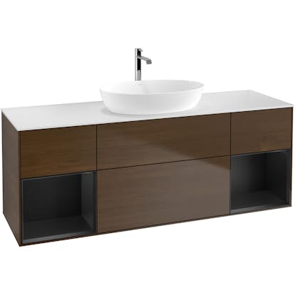 Tvättställsskåp Villeroy & Boch Finion med Två Hyllor och Bänkskiva för Fristående Tvättställ från Artis & Collaro