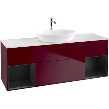 Tvättställsskåp Villeroy & Boch Finion med Två Hyllor och Bänkskiva för Fristående Tvättställ från Artis & Collaro