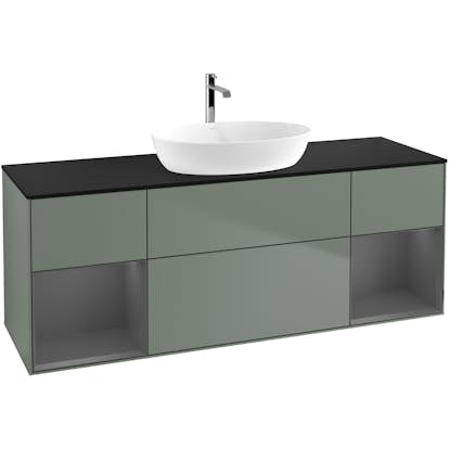 Tvättställsskåp Villeroy & Boch Finion med Två Hyllor och Bänkskiva för Fristående Tvättställ från Artis & Collaro