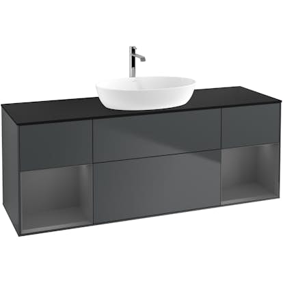 Tvättställsskåp Villeroy & Boch Finion med Två Hyllor och Bänkskiva för Fristående Tvättställ från Artis & Collaro