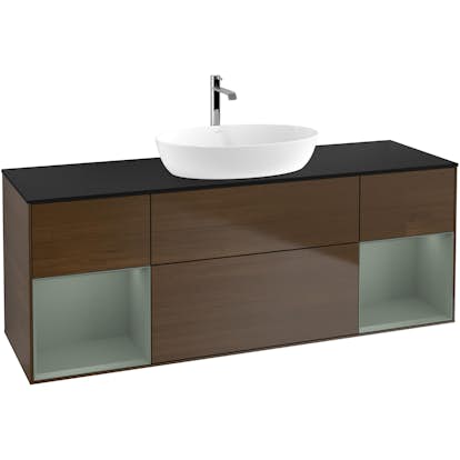 Tvättställsskåp Villeroy & Boch Finion med Två Hyllor och Bänkskiva för Fristående Tvättställ från Artis & Collaro