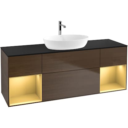 Tvättställsskåp Villeroy & Boch Finion med Två Hyllor och Bänkskiva för Fristående Tvättställ från Artis & Collaro