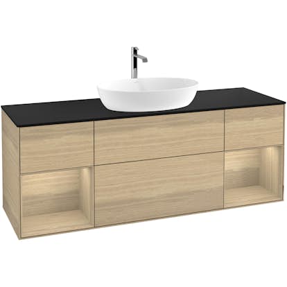 Tvättställsskåp Villeroy & Boch Finion med Två Hyllor och Bänkskiva för Fristående Tvättställ från Artis & Collaro