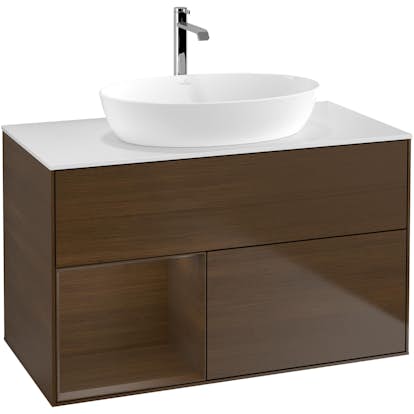 Tvättställsskåp Villeroy & Boch Finion med 2 Lådor Hylla och Bänkskiva för Fristående Tvättställ från Artis & Collaro