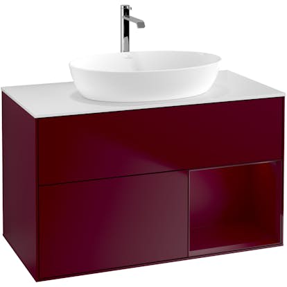 Tvättställsskåp Villeroy & Boch Finion med 2 Lådor Hylla och Bänkskiva för Fristående Tvättställ från Artis & Collaro