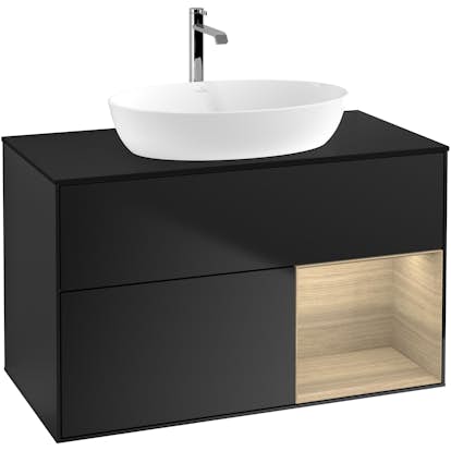 Tvättställsskåp Villeroy & Boch Finion med 2 Lådor Hylla och Bänkskiva för Fristående Tvättställ från Artis & Collaro