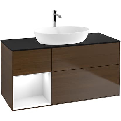 Tvättställsskåp Villeroy & Boch Finion med 3 Lådor Hylla och Bänkskiva för Fristående Tvättställ från Artis & Collaro