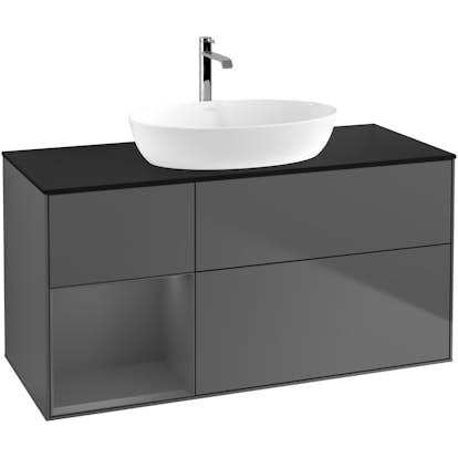 Tvättställsskåp Villeroy & Boch Finion med 3 Lådor Hylla och Bänkskiva för Fristående Tvättställ från Artis & Collaro