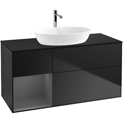 Tvättställsskåp Villeroy & Boch Finion med 3 Lådor Hylla och Bänkskiva för Fristående Tvättställ från Artis & Collaro