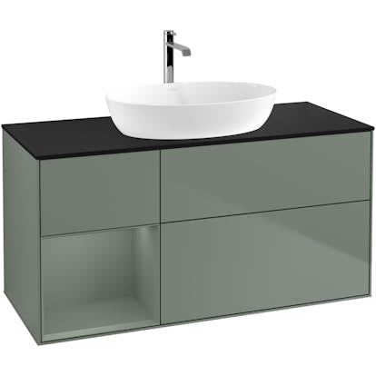 Tvättställsskåp Villeroy & Boch Finion med 3 Lådor Hylla och Bänkskiva för Fristående Tvättställ från Artis & Collaro