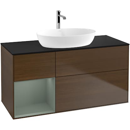 Tvättställsskåp Villeroy & Boch Finion med 3 Lådor Hylla och Bänkskiva för Fristående Tvättställ från Artis & Collaro