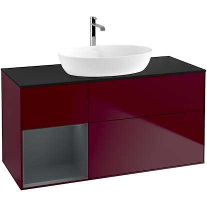 Tvättställsskåp Villeroy & Boch Finion med 3 Lådor Hylla och Bänkskiva för Fristående Tvättställ från Artis & Collaro