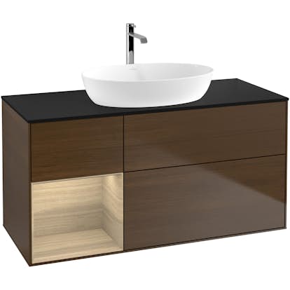 Tvättställsskåp Villeroy & Boch Finion med 3 Lådor Hylla och Bänkskiva för Fristående Tvättställ från Artis & Collaro