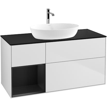 Tvättställsskåp Villeroy & Boch Finion med 3 Lådor Hylla och Bänkskiva för Fristående Tvättställ från Artis & Collaro