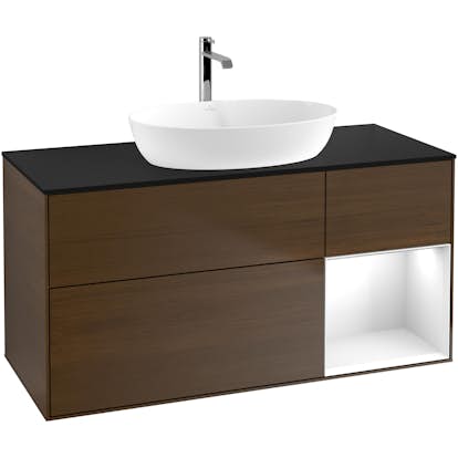 Tvättställsskåp Villeroy & Boch Finion med 3 Lådor Hylla och Bänkskiva för Fristående Tvättställ från Artis & Collaro