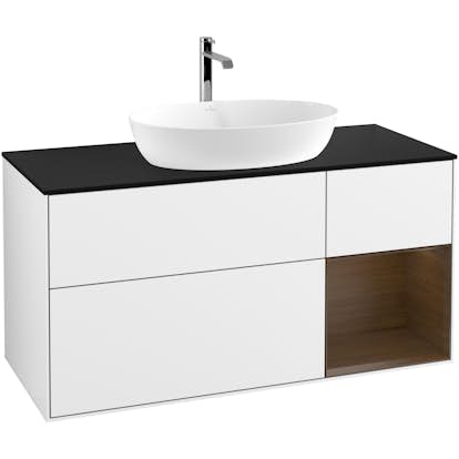 Tvättställsskåp Villeroy & Boch Finion med 3 Lådor Hylla och Bänkskiva för Fristående Tvättställ från Artis & Collaro