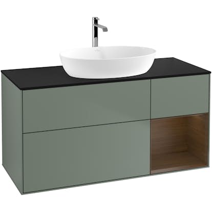 Tvättställsskåp Villeroy & Boch Finion med 3 Lådor Hylla och Bänkskiva för Fristående Tvättställ från Artis & Collaro