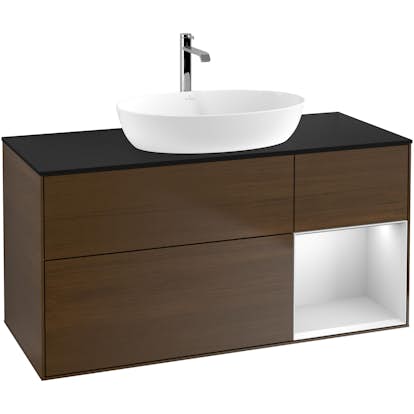 Tvättställsskåp Villeroy & Boch Finion med 3 Lådor Hylla och Bänkskiva för Fristående Tvättställ från Artis & Collaro