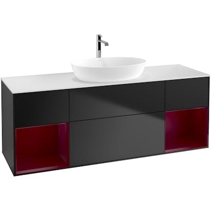 Tvättställsskåp Villeroy & Boch Finion med Två Hyllor och Bänkskiva för Fristående Tvättställ från Artis & Collaro