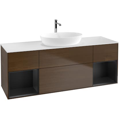 Tvättställsskåp Villeroy & Boch Finion med Två Hyllor och Bänkskiva för Fristående Tvättställ från Artis & Collaro