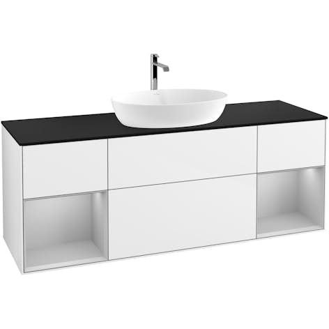 Tvättställsskåp Villeroy & Boch Finion med Två Hyllor och Bänkskiva för Fristående Tvättställ från Artis & Collaro