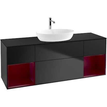 Tvättställsskåp Villeroy & Boch Finion med Två Hyllor och Bänkskiva för Fristående Tvättställ från Artis & Collaro