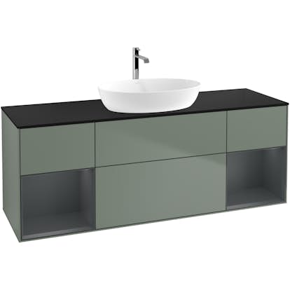 Tvättställsskåp Villeroy & Boch Finion med Två Hyllor och Bänkskiva för Fristående Tvättställ från Artis & Collaro