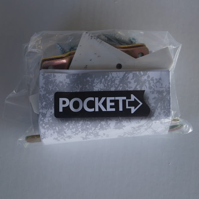 Beslagspose Pocket for 2-Fløyet Skyvedørskarm